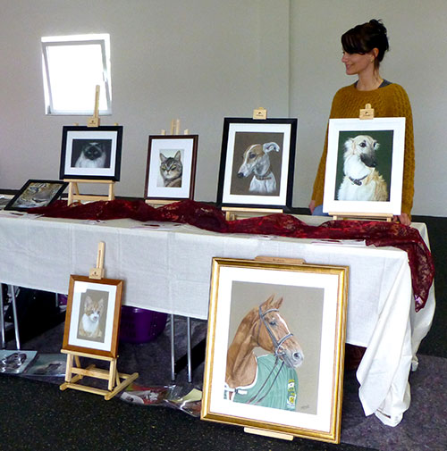 Ausstellung Tierportraits und Tierzeichnungen von Katja Sauer