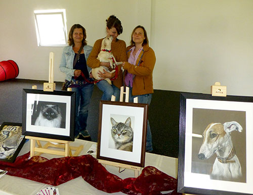 Ausstellung Tierzeichnungen und Tierportraits von Katja Sauer